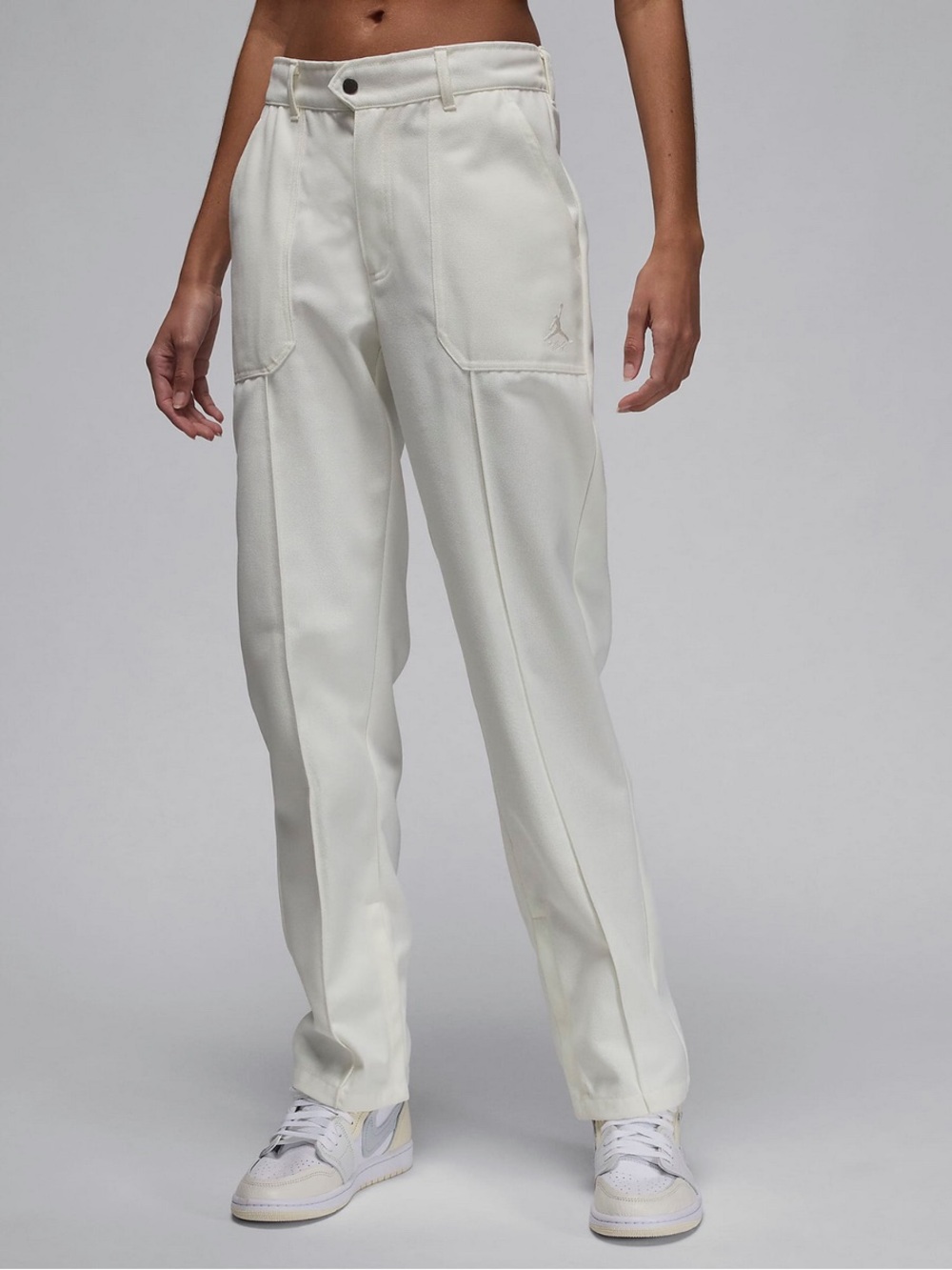 Nike Air Jordan Women’s Beige Straight Leg Pants Size S NWT MSRP $110